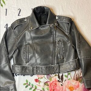 Women's Gray SHEIN Cropped Jacket